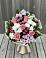 Букет цветов из: Альстромерии, Гвоздики, Розы и Хризантемы в Февральск