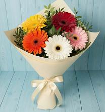 Букет цветов из:  Герберы в Февральск