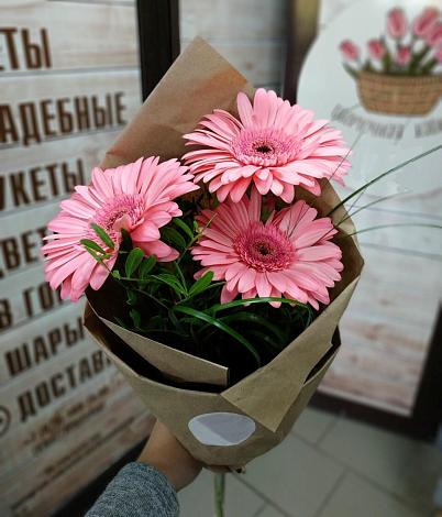 Букет цветов из: Герберы в Февральск