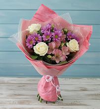 Букет цветов из:  Герберы в Февральск