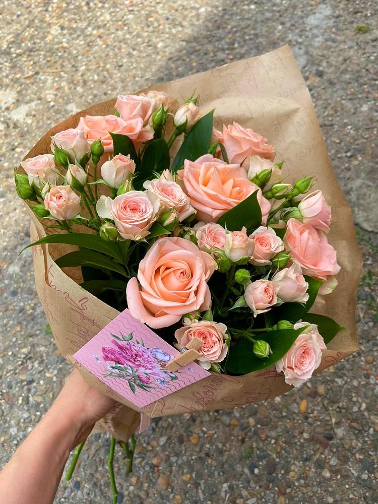 Букет нежное настроение в Февральск Букет цветов из: Розы в Февральск
