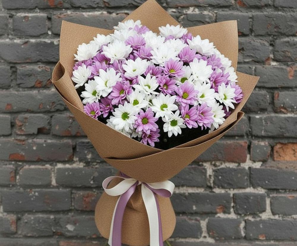 Букет цветов из: Хризантемы в Февральск