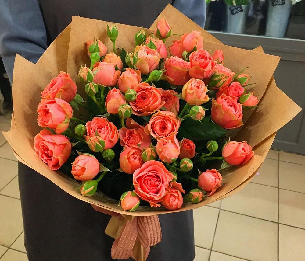 Букет Розовый десерт в Февральск Букет цветов из: Розы в Февральск