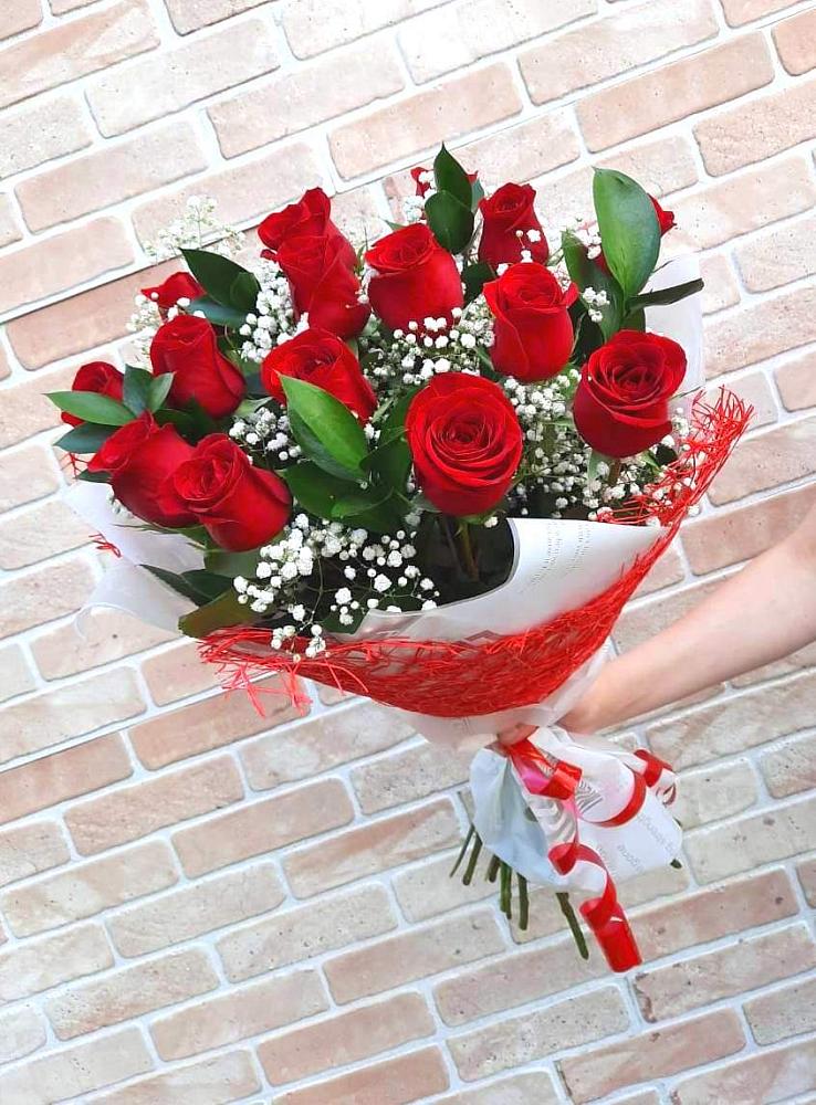 Букет Снежные хлопья в Февральск Букет цветов из: Розы в Февральск