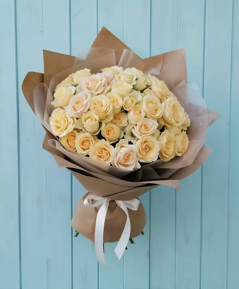 Букет Кремовое облако в Февральск