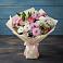 Букет цветов из: Хризантемы, Альстромерии и Розы в Февральск